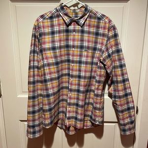 Lacoste XL Plaid Long Sleeve Shirt